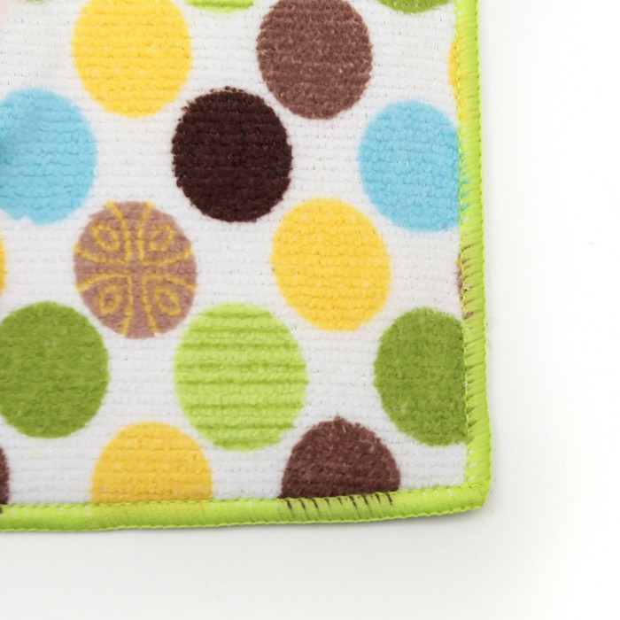 Коврик для сушки посуды 30х40 см "Кружки", микрофибра