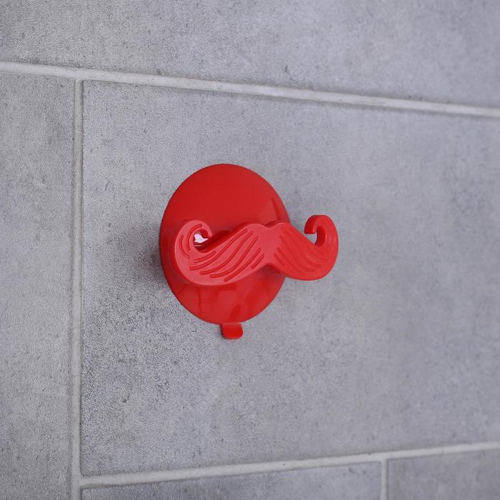 Крючок на присоске "Усы", цвет МИКС