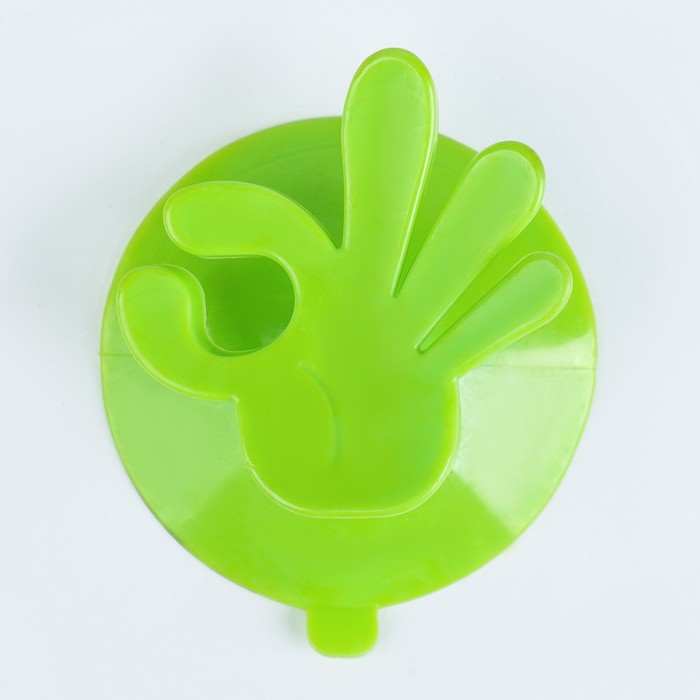 Крючок на присоске "Жесты", цвет МИКС