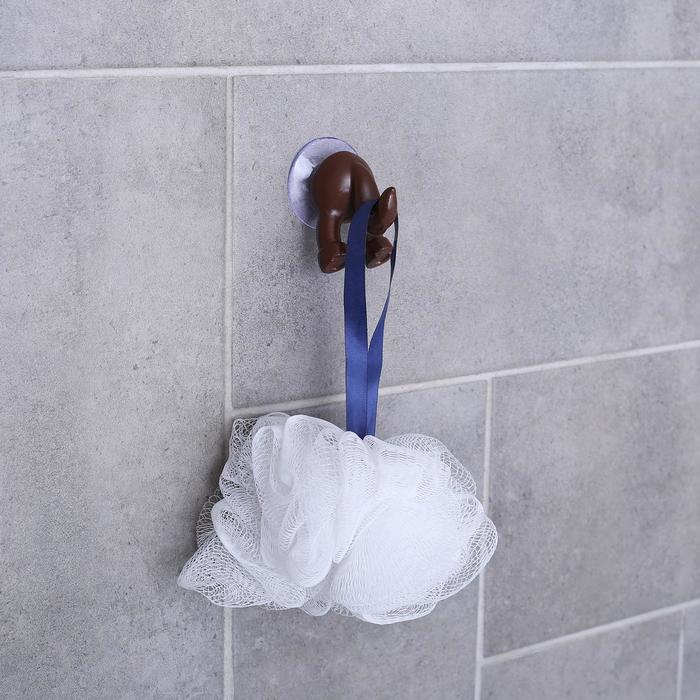 Крючок на присоске "Хвостик собачки", цвет МИКС