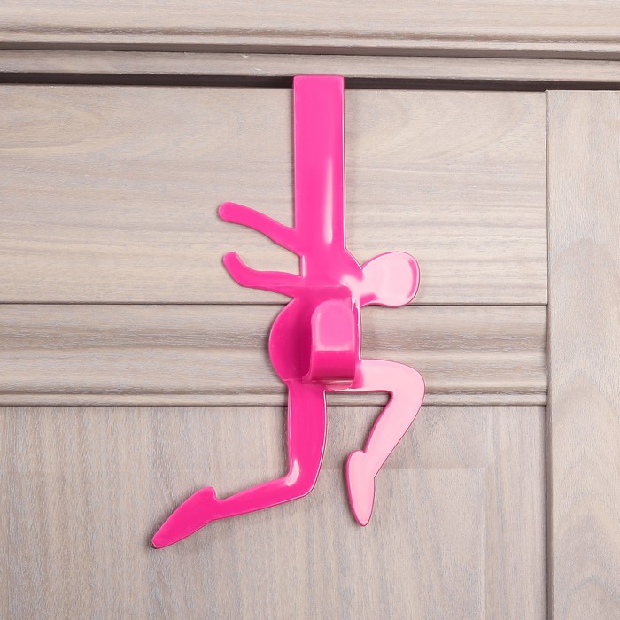 Крючок надверный 23х15х7 см "Прыжок", цвет МИКС