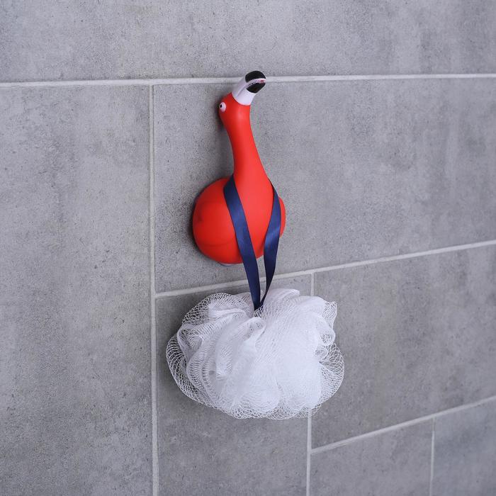 Крючок на присоске "Фламинго"