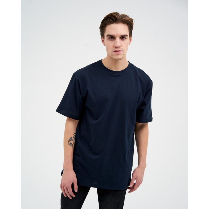 Футболка мужская цвет тёмно-синий, р-р 50