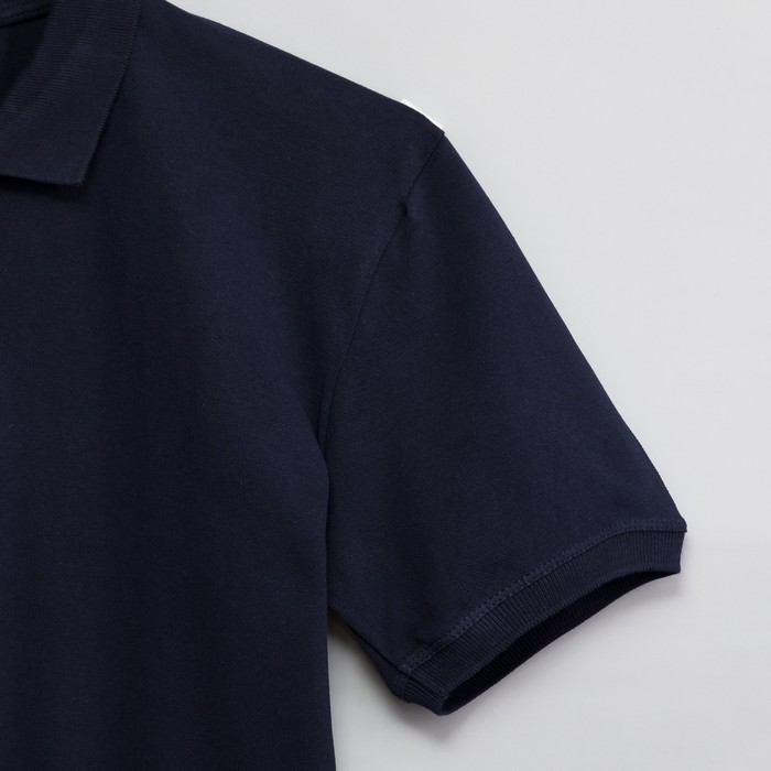 Футболка мужская поло цвет тёмно-синий, р-р 54