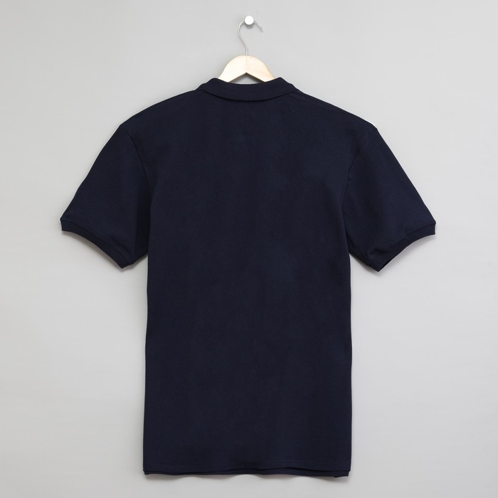 Футболка мужская поло цвет тёмно-синий, р-р 54