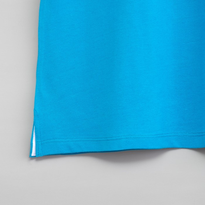 Футболка женская поло цвет голубой, р-р 50