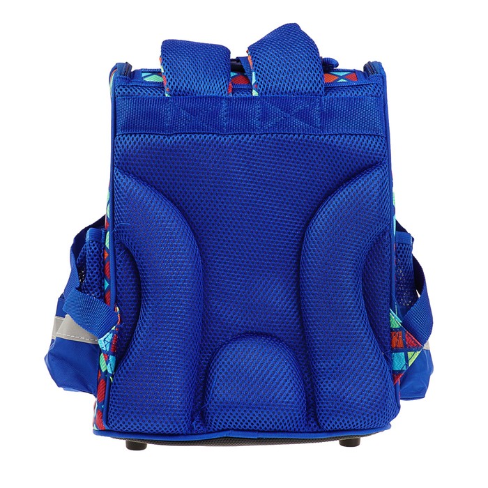 Ранец Стандарт ACTION! Animal Club 32*25*13 мал "Крокодил", синий