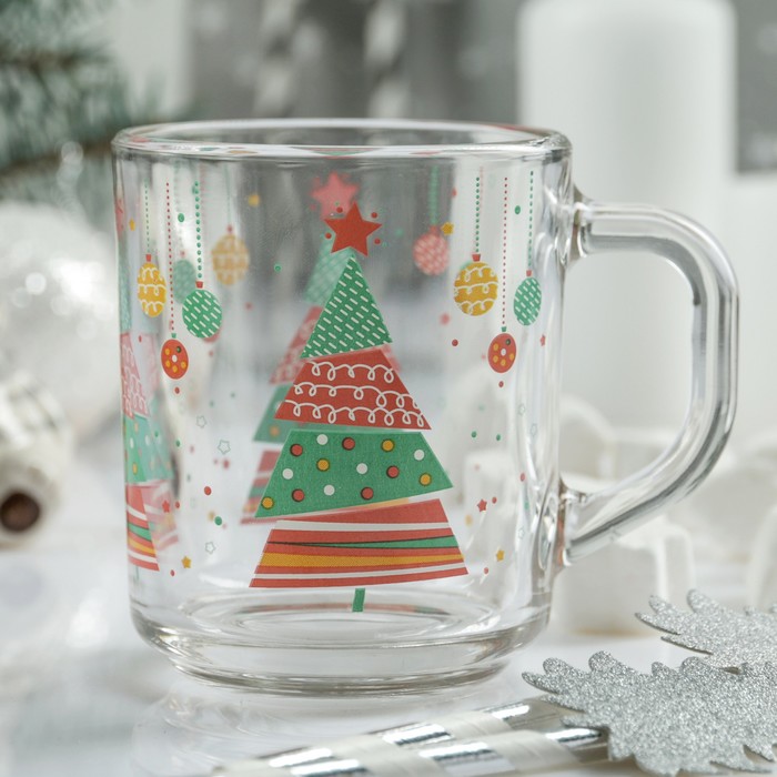 Кружка "Елки новогодние" 200 мл