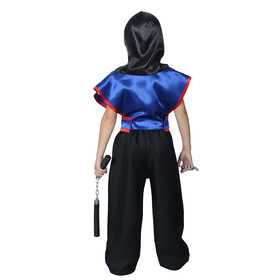 

Карнавальный костюм «Ниндзя. Красный дракон на синем», р. 32, рост 122-128 см