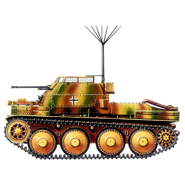 Сборная модель «Немецкий разведывательный танк