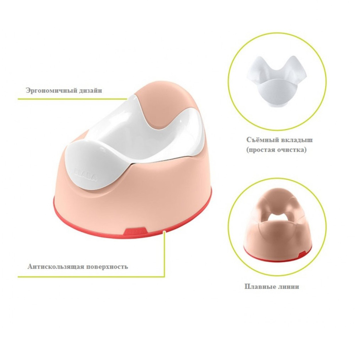 Горшок детский эргономический POT ERGONOMIQUE CORAIL