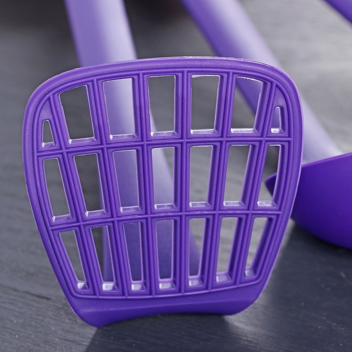 Набор кухонных принадлежностей "Трио" 33 см, цвет фиолетовый