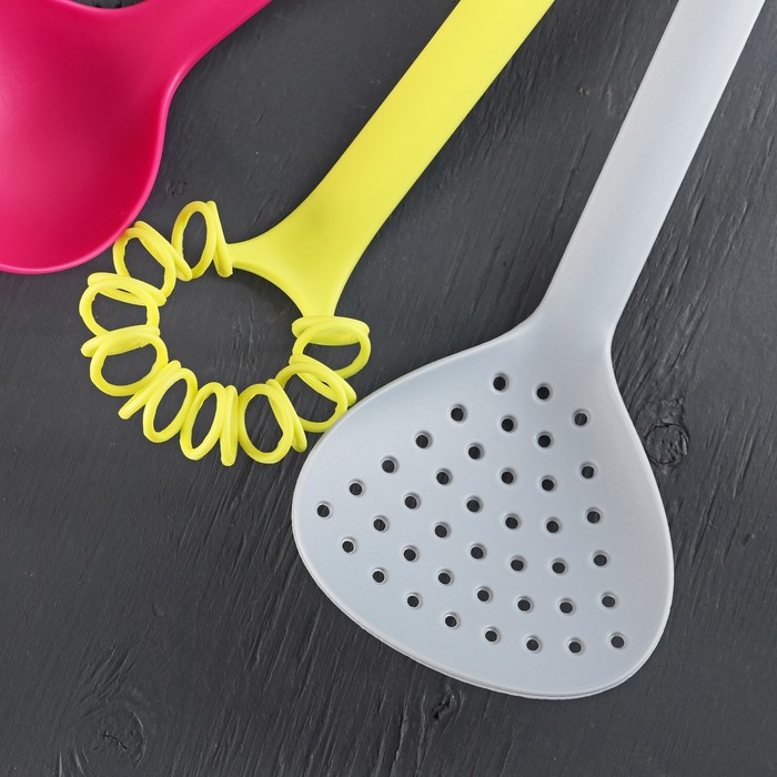 Набор кухонных принадлежностей "Ассорти" 33 см, цвет микс