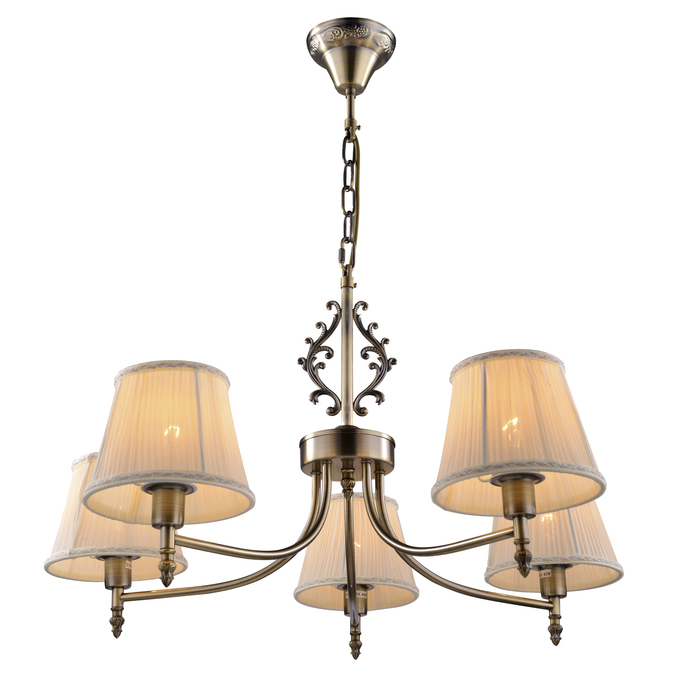 Люстра "Версаче" 3x60Вт E14 бронза 60x60x80 см.