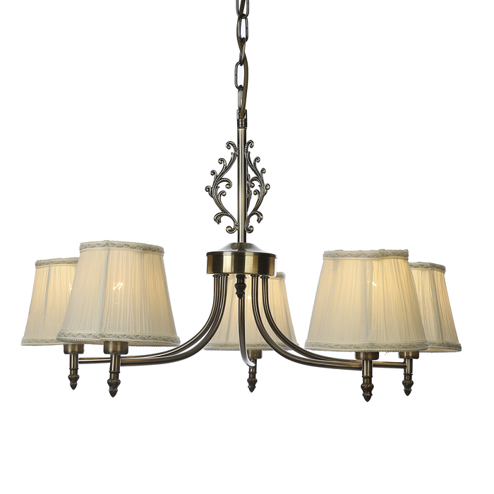 Люстра "Версаче" 3x60Вт E14 бронза 60x60x80 см.