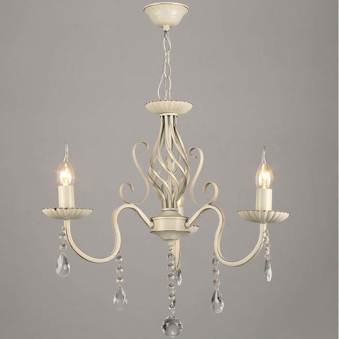 Люстра "Дарьяна" 3x60Вт E27 белый 54x54x71 см.