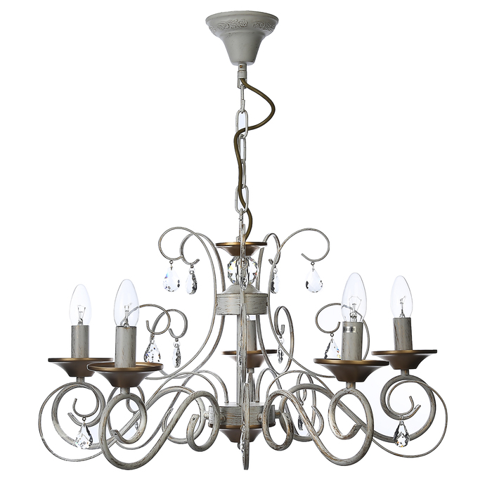 Люстра "София" 5x60Вт E14 белый