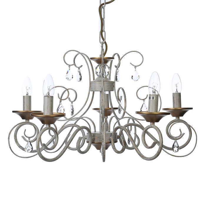 Люстра "София" 5x60Вт E14 белый