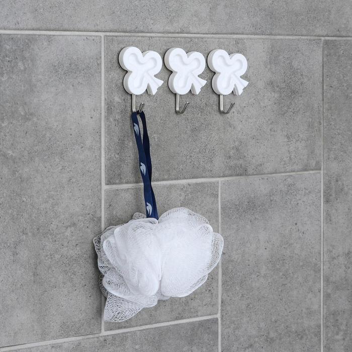 Набор крючков на липучке 3 шт, МИКС ФОРМА