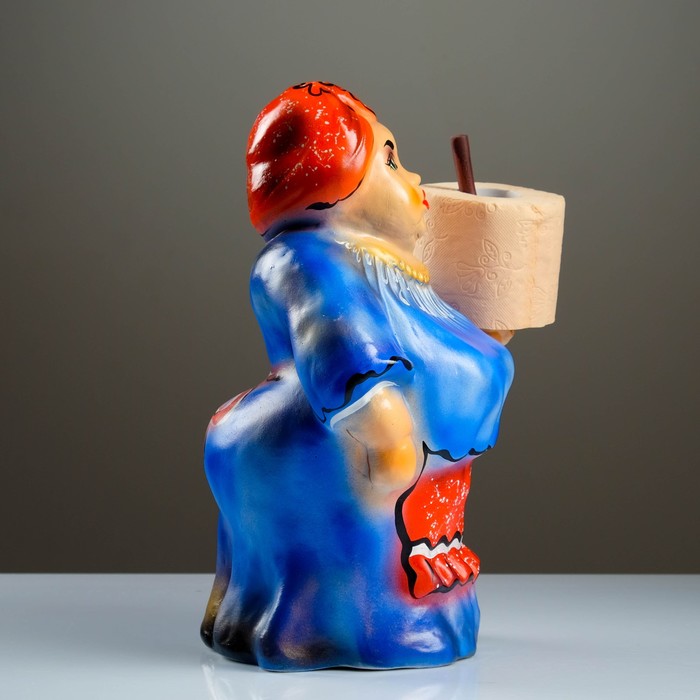 Держатель для бумажных полотенец "Кухарка" светлая 42см