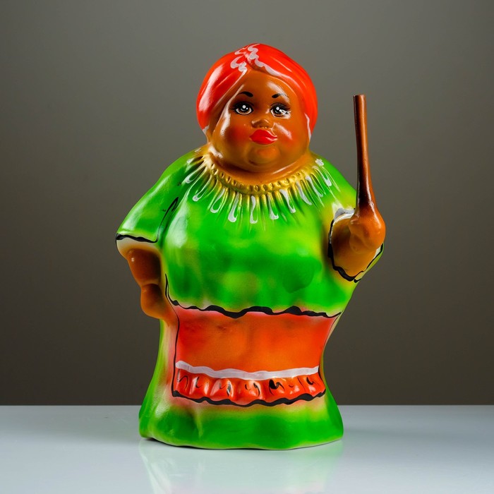 Держатель для бумажных полотенец "Кухарка" тёмная 42см