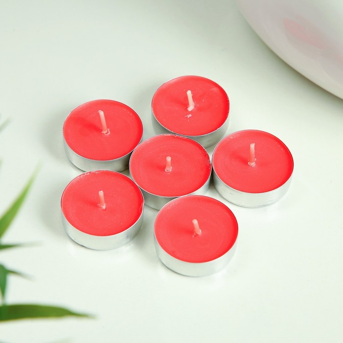 Набор чайных свечей ароматизированных "Фрукты", 5штук, микс