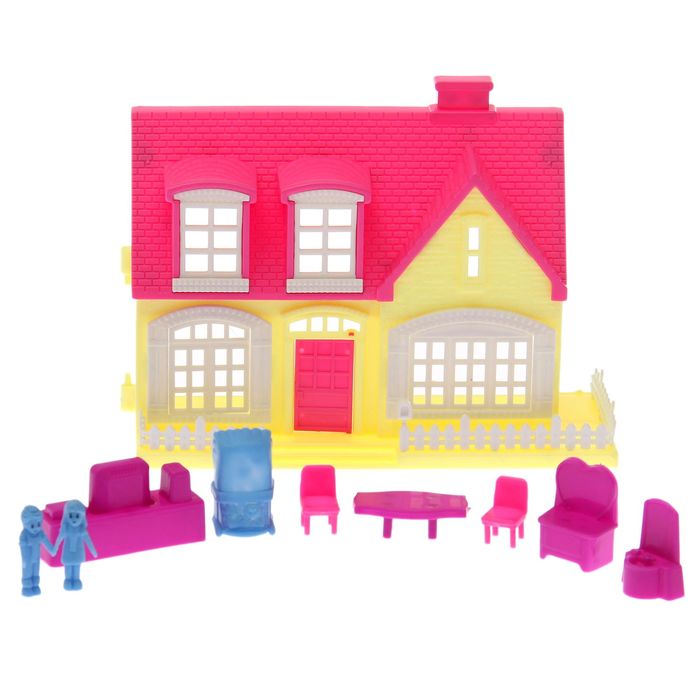 Дом для кукол с мебелью, МИКС