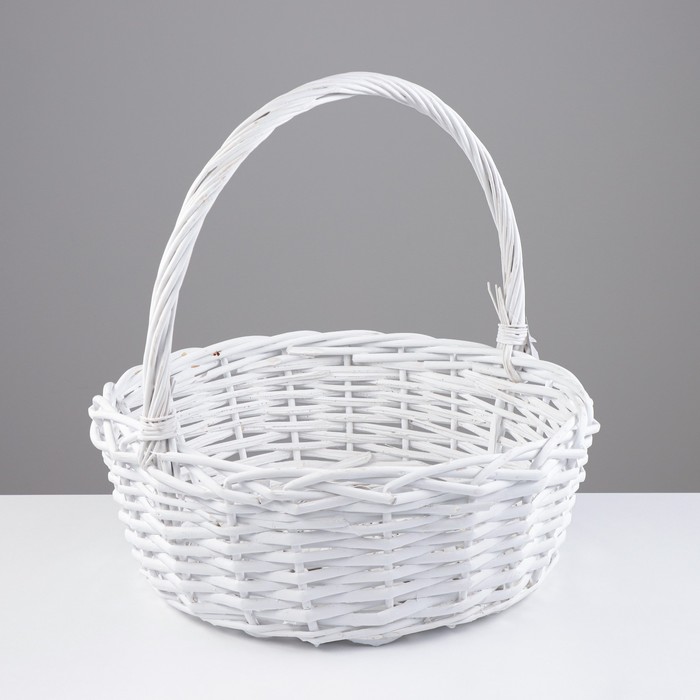 Набор корзин «Плетёнка», 3 шт, 39×15/37 см, 31×13/31,5 см, 25×11/27 см, ива