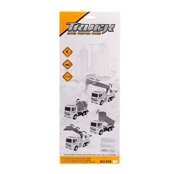 Набор интрументов "Мастер с грузовичком", 7 предметов