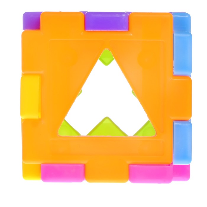 Развивающая игрушка-сортер «Собери куб»