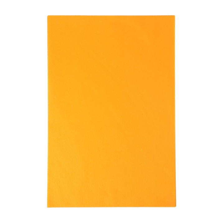 Фетр мягкий 1 мм 40х60 см 220гр/м2 оранжевый 022