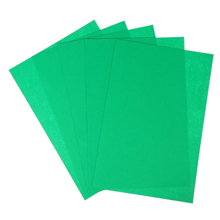 Фетр жёсткий 1 мм 40х60 см 195гр/м2 зелёный 049