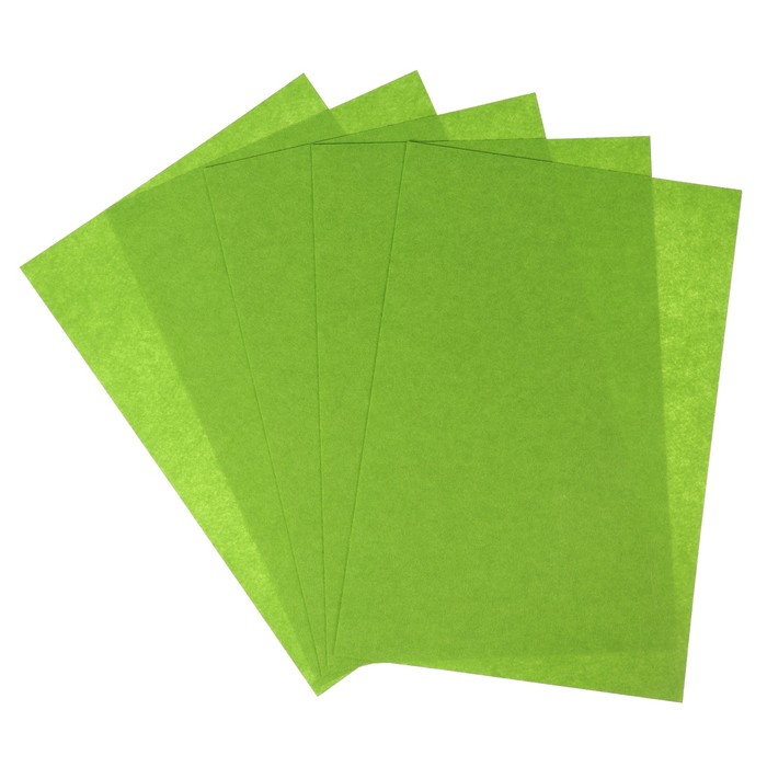 Фетр жёсткий 1 мм 40х60 см 195гр/м2 зелёный 042