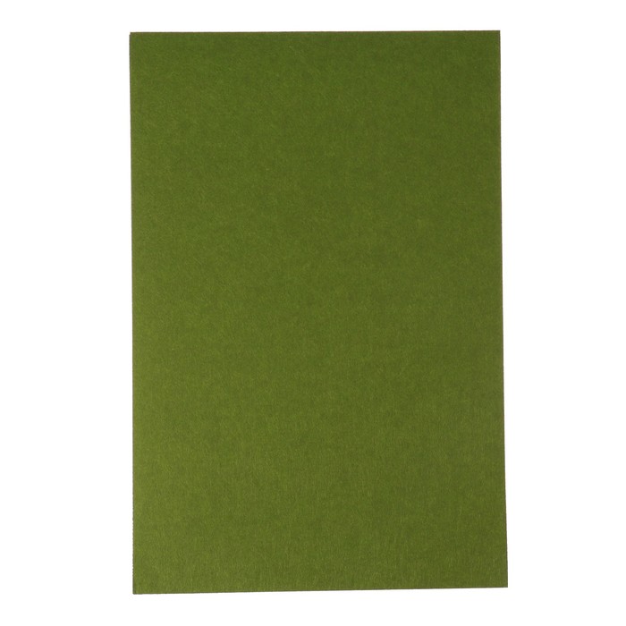 Фетр жёсткий 2 мм 40х60 см 420гр/м2 зелёный 048