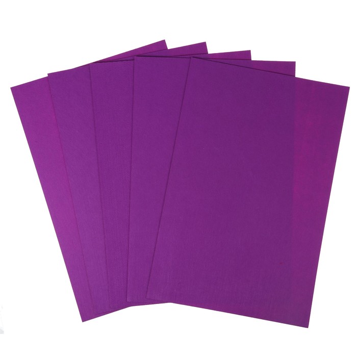 Фетр жёсткий 2 мм 40х60 см 420гр/м2 фиолетовый 114