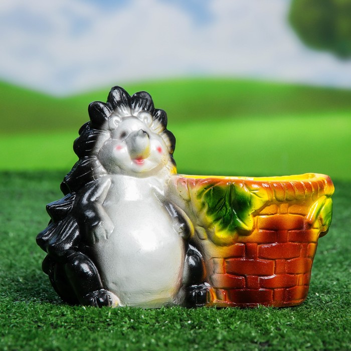 Фигурное кашпо &quot;Ёж&quot; малый