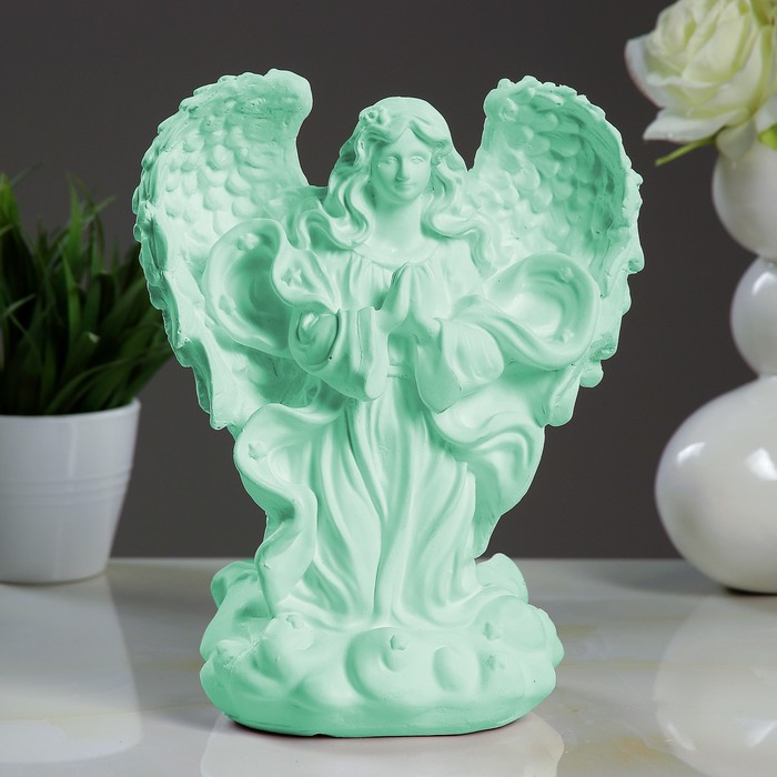 Светящаяся фигура "Ангел дева молящая" 13х20х25см