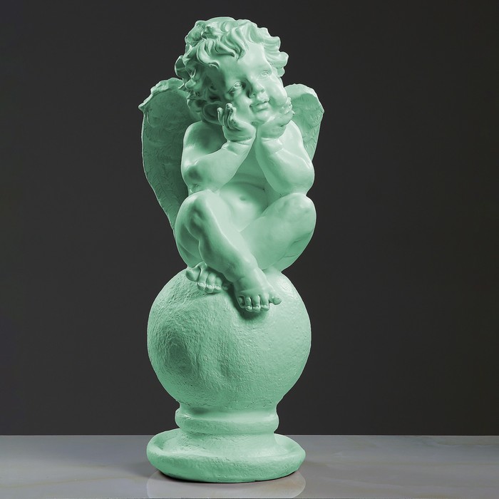 Светящаяся фигура "Ангел на шаре большой" 27х26х64см