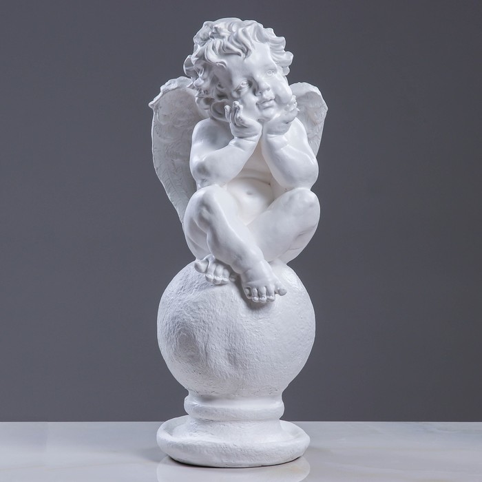 Светящаяся фигура "Ангел на шаре большой" 27х26х64см