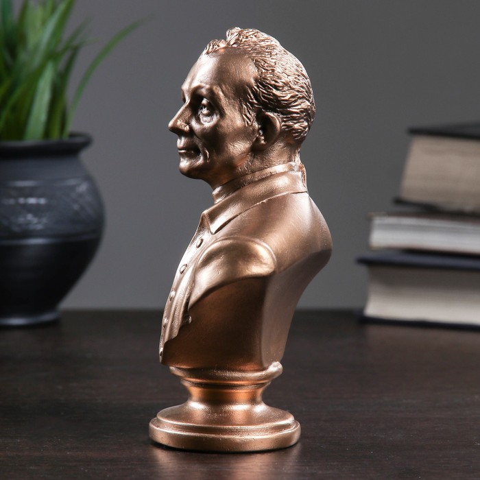 Бюст Суворов, бронза