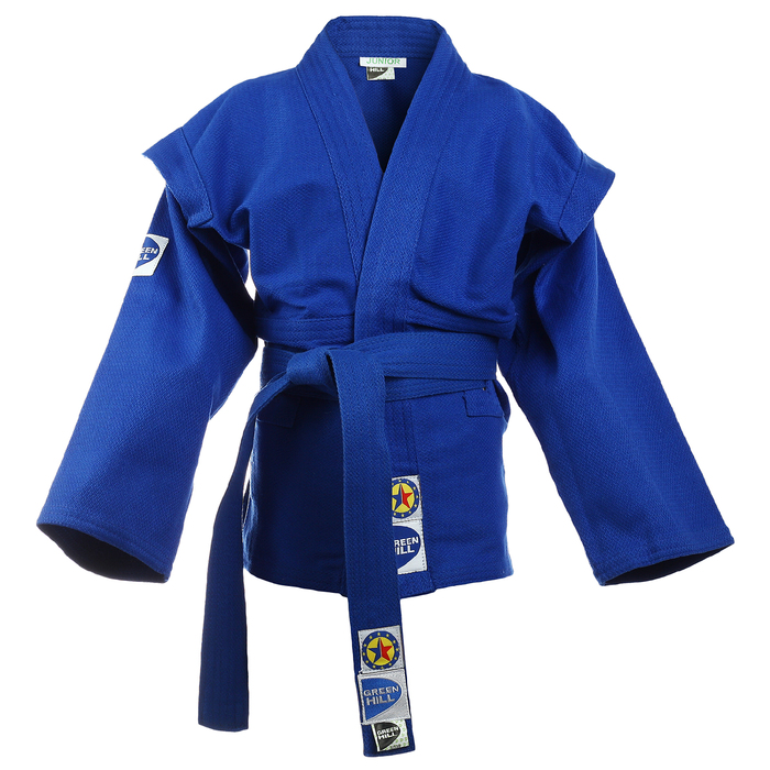 Куртка САМБО JUNIOR, размер 3/160, цвет синий