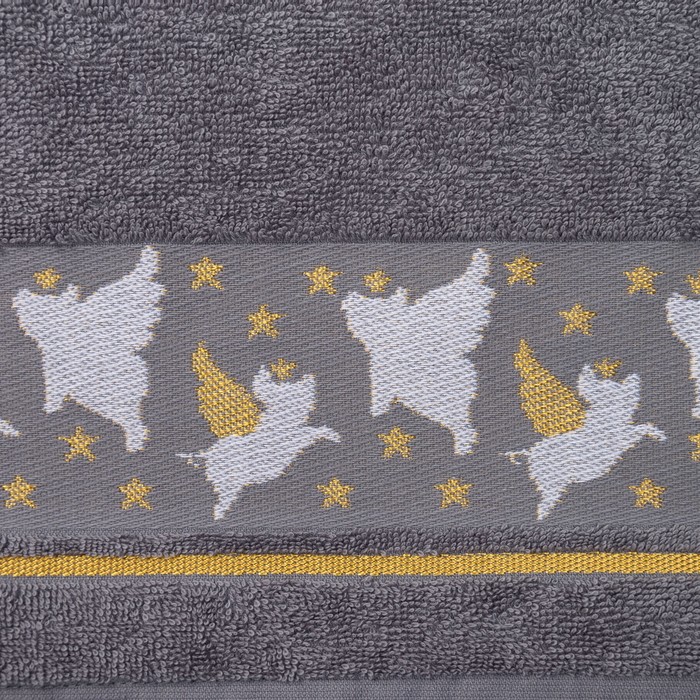 Полотенце махровое "Свинки" 30х70 см 100% хлопок, 370гр/м2