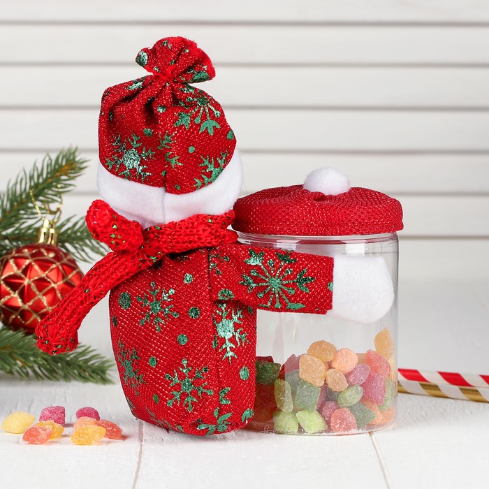 Конфетница "Новогодняя" виды МИКС, вместимость 150 г