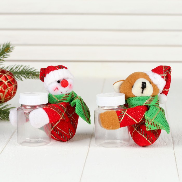 Конфетница "Новый год" виды МИКС, вместимость 50 г