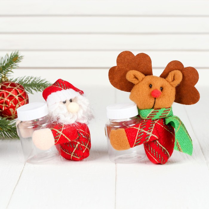 Конфетница "Новый год" виды МИКС, вместимость 50 г