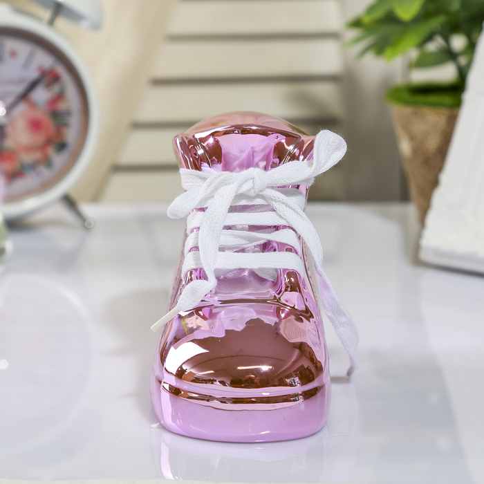 Копилка керамика "Ботинок" МИКС 9,5х12,5х6,5 см