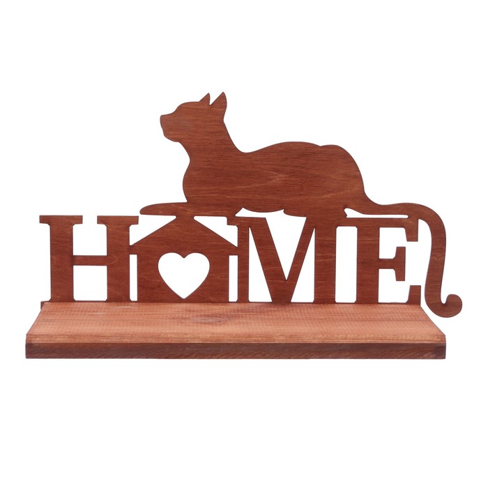 Набор фоторамка, полка на стену "Кошки"