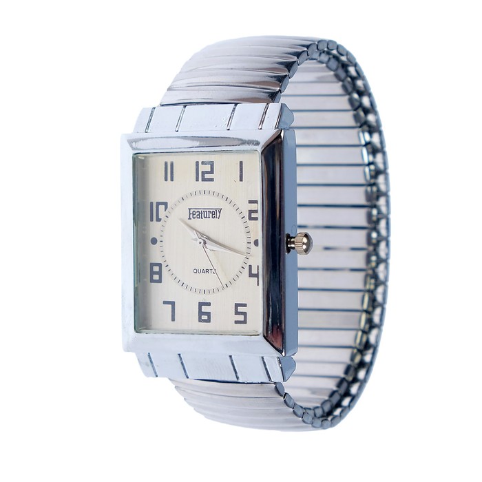 Часы наручные мужские, браслет резинка, микс