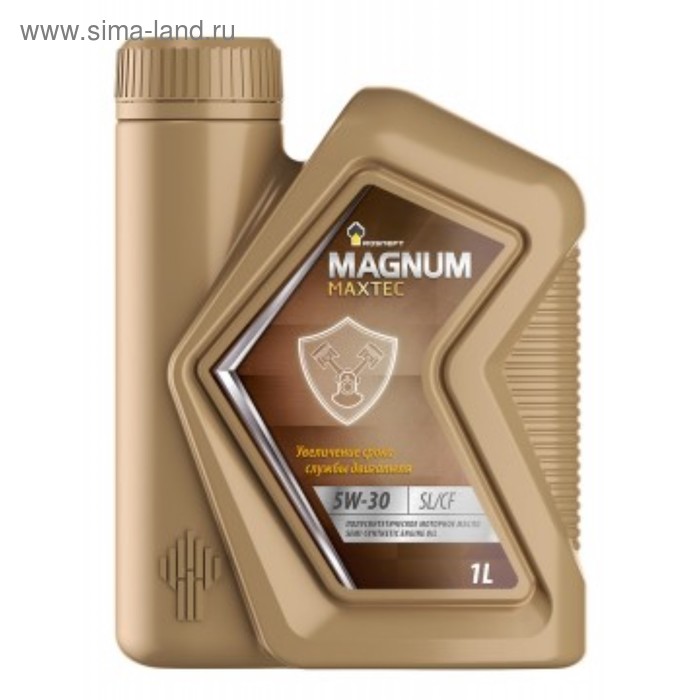 Масло моторное Rosneft Magnum Maxtec 5W-30, 1 л п/синт масло моторное полусинтетическое rosneft magnum maxtec 10w 40 1 л