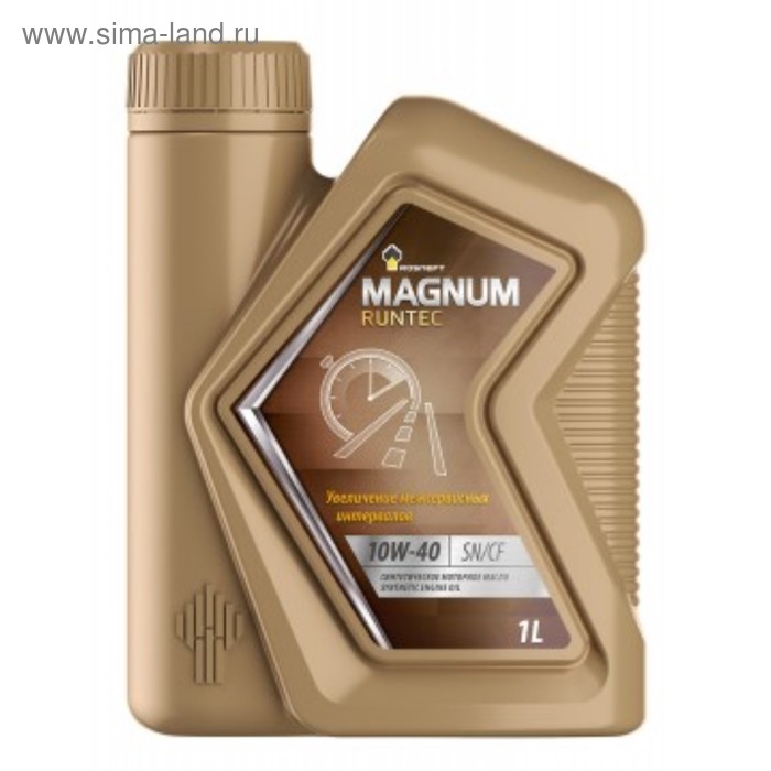 масло моторное полусинтетическое rosneft magnum maxtec 10w 40 1 л Масло моторное Rosneft Magnum Runtec 10W-40, 1 л синт